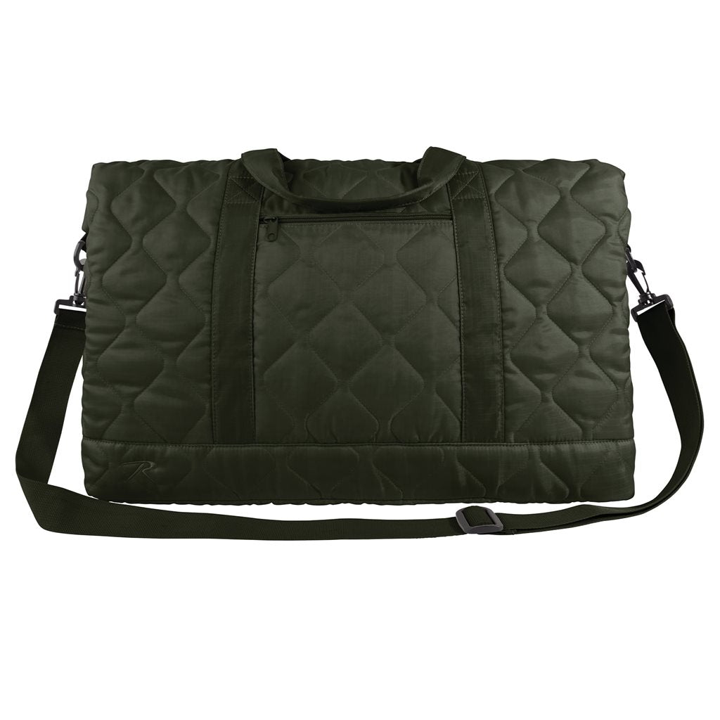 Bolsa Woobie Weekender negra de viaje, poliéster 210T rip-stop