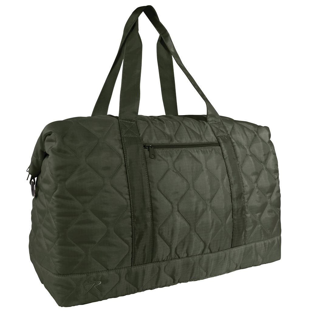 Bolsa Woobie Weekender negra de viaje, poliéster 210T rip-stop