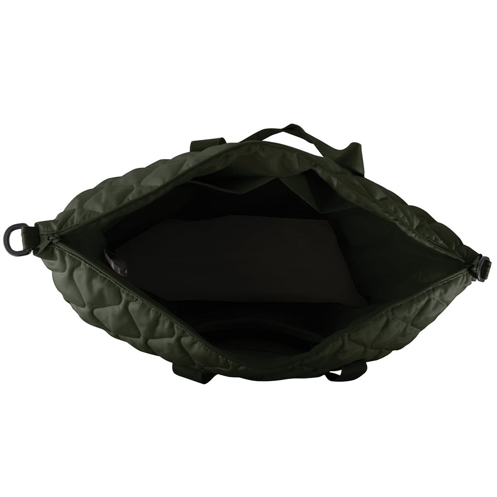 Bolsa Woobie Weekender negra de viaje, poliéster 210T rip-stop