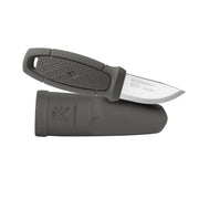 Cuchillo Eldris LightDuty DARK GREY de MORA con empuñadura de poliamida y funda de plástico