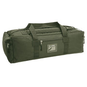 Bolsa de viaje grande KAMPF verde, tratamiento impermeable, convertible en mochila