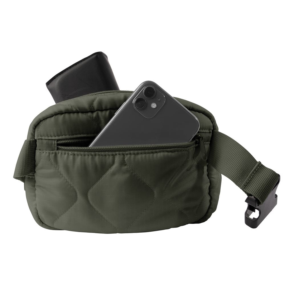 Bolso bandolera WOOBIE verde tipo crossbody, práctico para uso diario