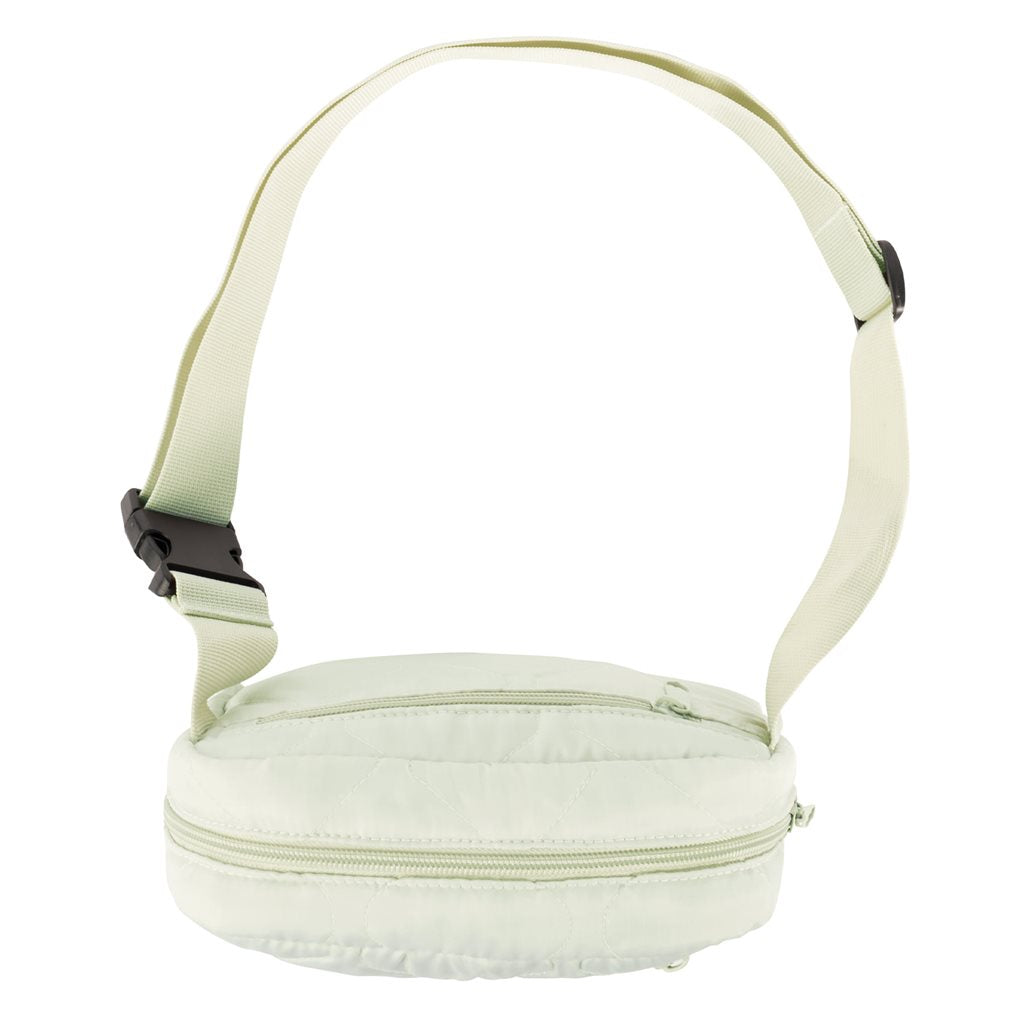 Bolso bandolera WOOBIE verde tipo crossbody, práctico para uso diario
