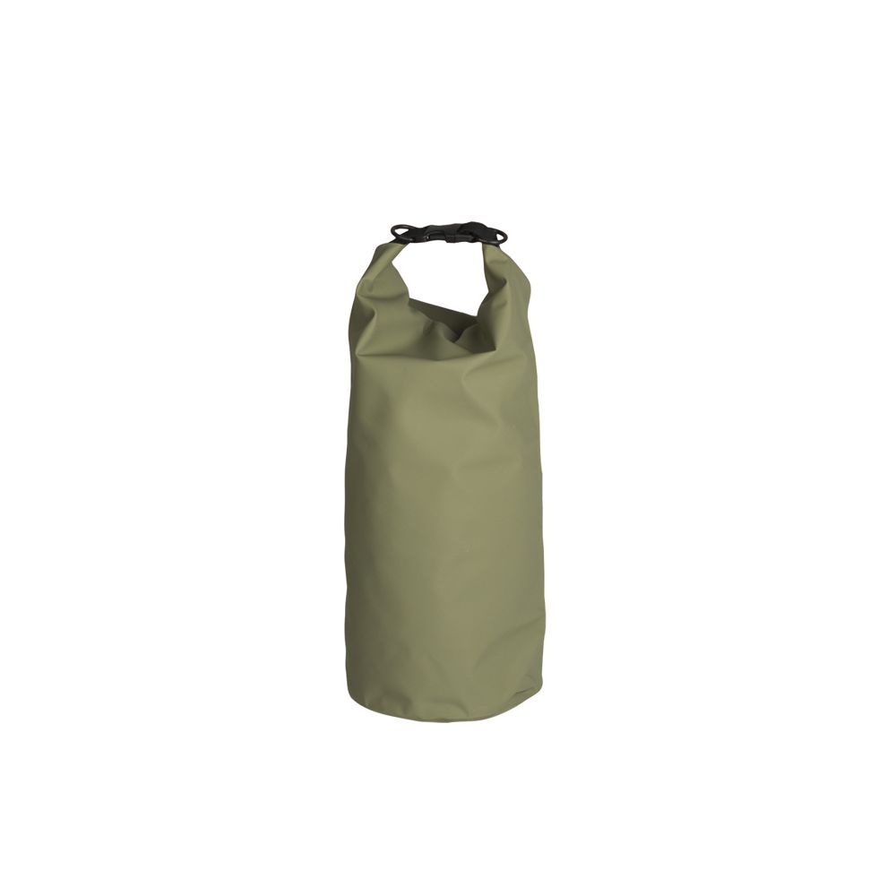 Bolsa estanca WASSER 10L verde, impermeable y resistente con cierre enrollable
