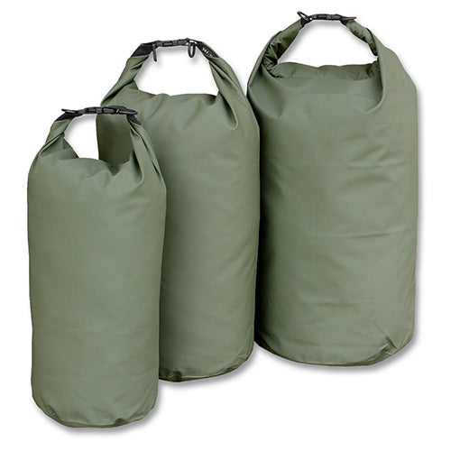 Bolsa impermeable WASSER 50L verde con cierre enrollable