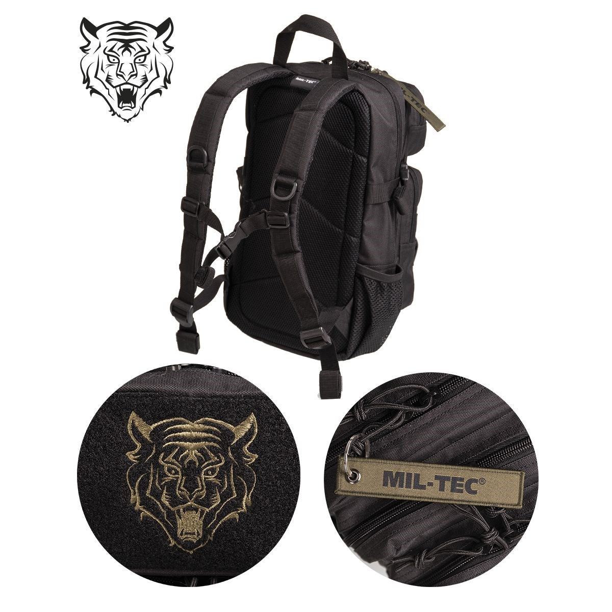 Mochila infantil US ASSAULT verde 14 L con respaldo acolchado y correas ergonómicas