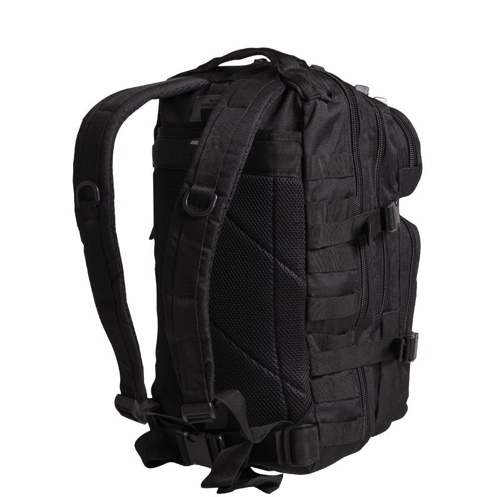 Mochila Assault I pequeña verde, 20 L, sistema MOLLE, tirantes acolchados y respaldo reforzado