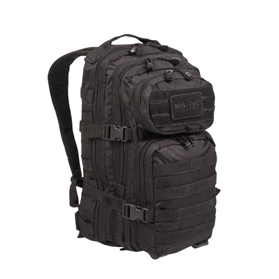 Mochila Assault I pequeña verde, 20 L, sistema MOLLE, tirantes acolchados y respaldo reforzado
