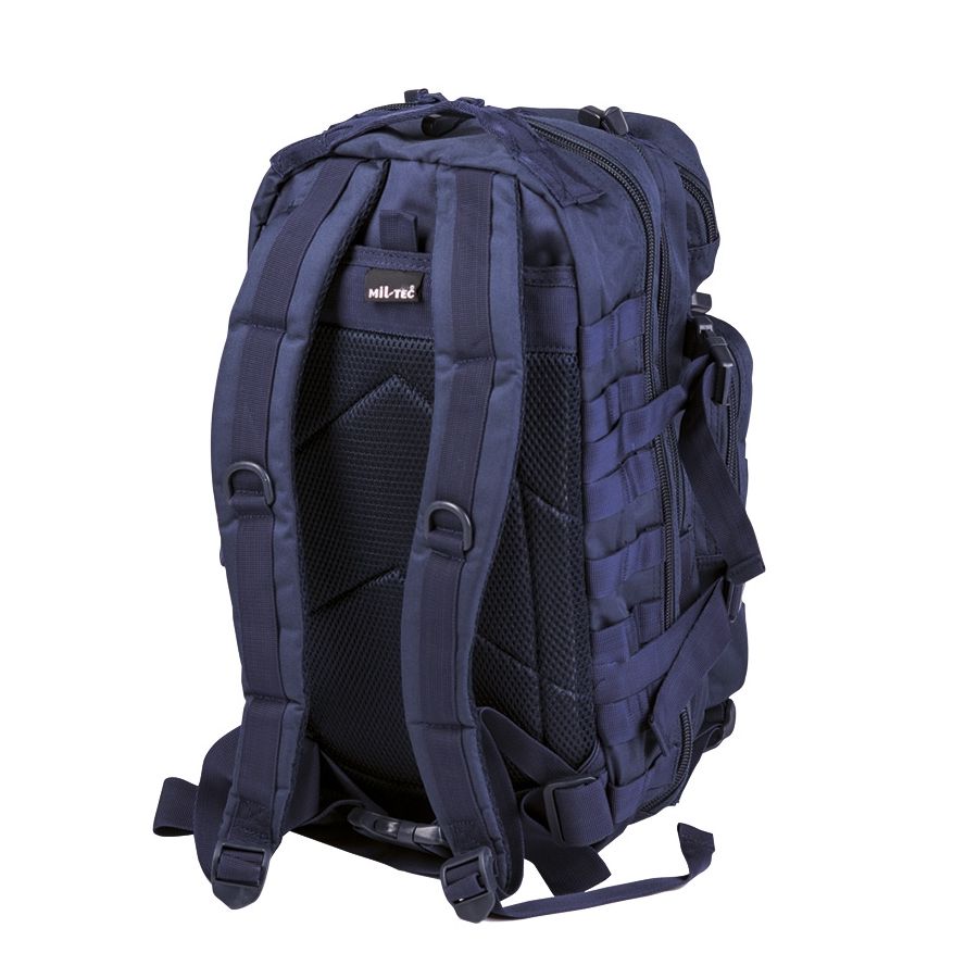 Mochila Assault I pequeña verde, 20 L, sistema MOLLE, tirantes acolchados y respaldo reforzado