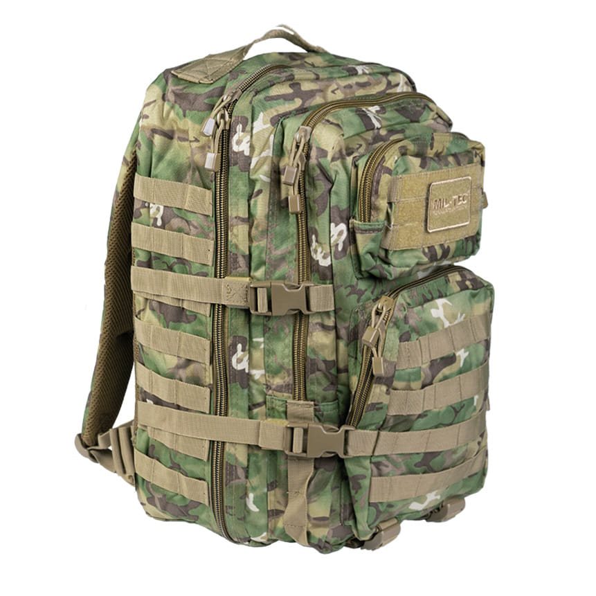 Mochila ASSAULT II en camuflaje CCE TARN, vista general