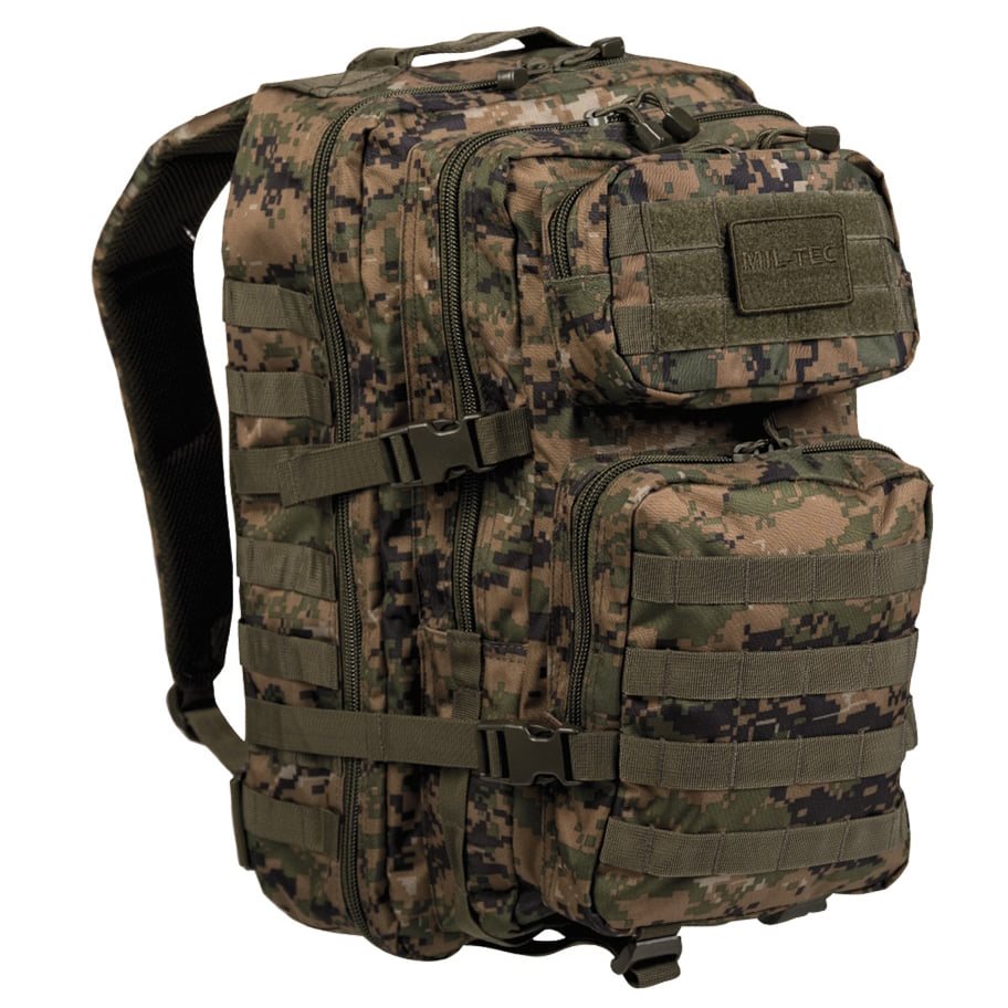 Mochila ASSAULT II en camuflaje CCE TARN, vista general