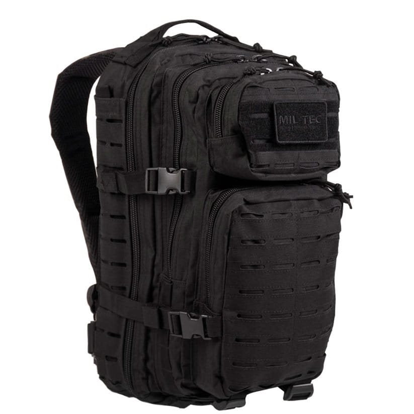 Mochila táctica ASSAULT I Laser Cut verde de aprox. 20 L con sistema MOLLE y bolsillos exteriores