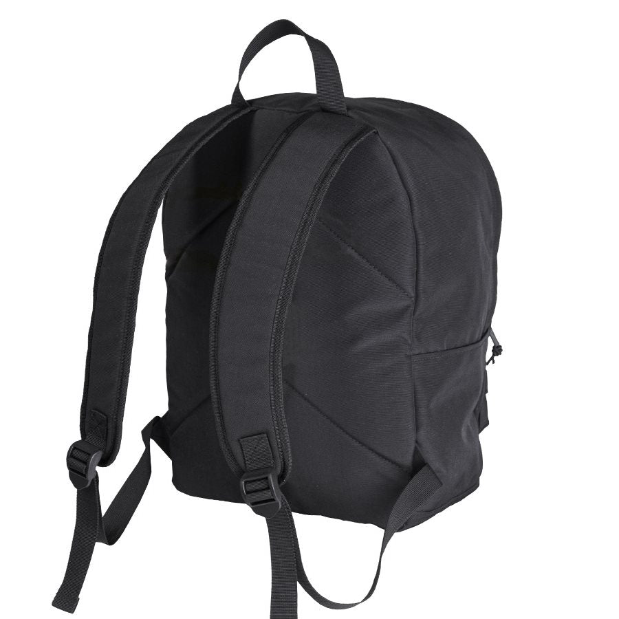 Mochila CITYSCAPE 20 L verde MIL-TEC vista frontal mostrando bolsillo MOLLE y bolsillos laterales