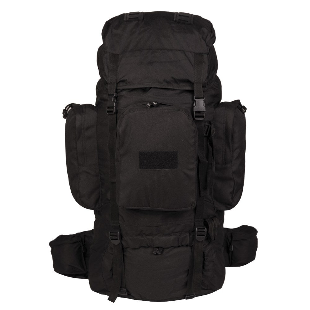 Mochila RECOM 88 l verde impermeable con doble compartimento y bolsillos exteriores
