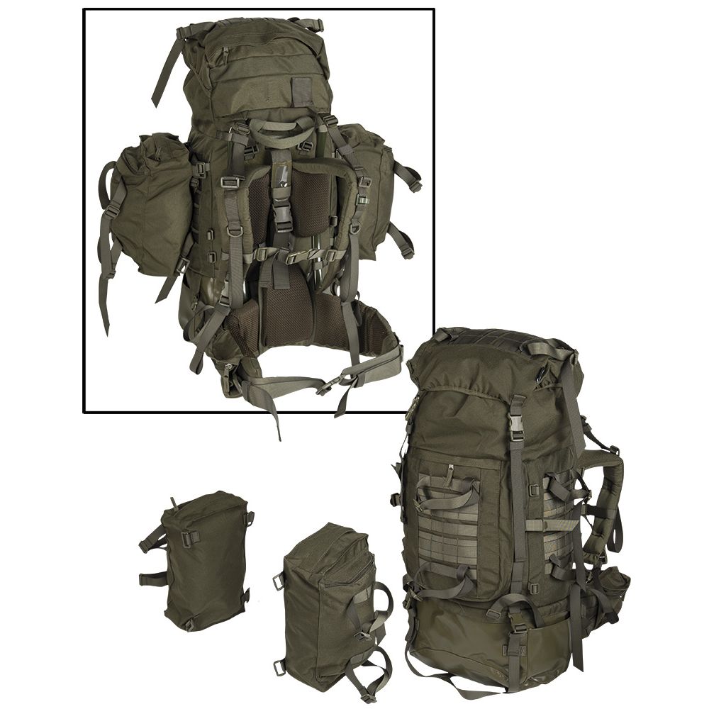 Mochila TEESAR 100 L verde para trekking