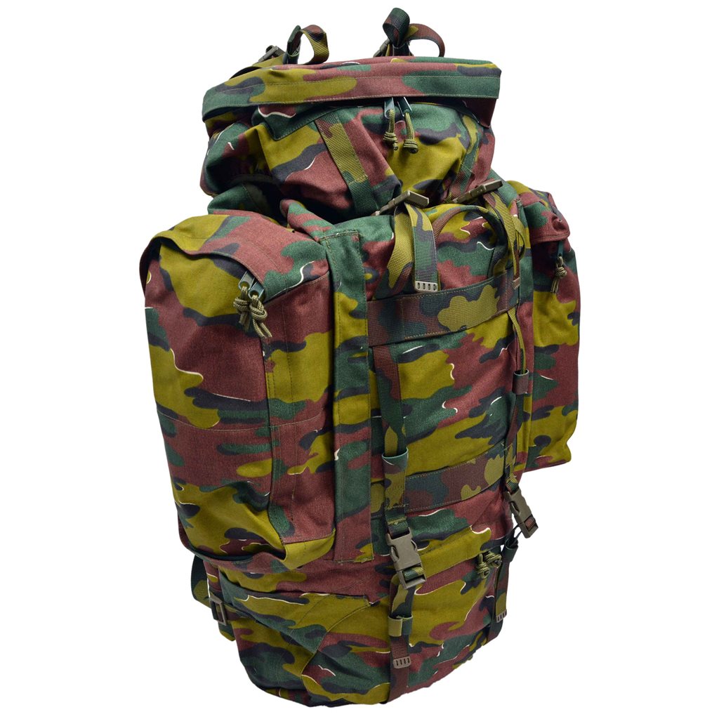 Mochila belga PLCE BERGEN 120 ltr en camuflaje Belgie Tarn Jigsaw