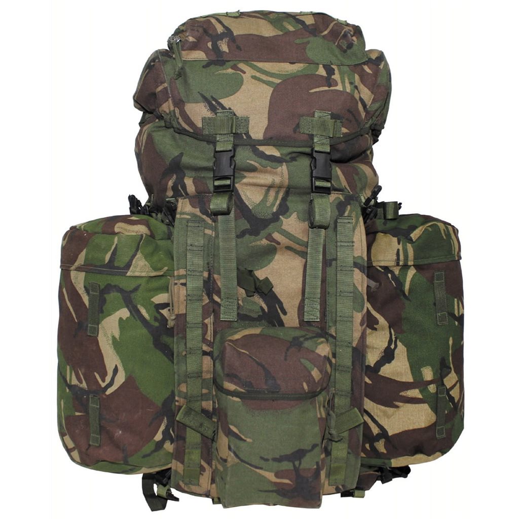 Mochila británica PLCE BERGEN Long DPM original usada
