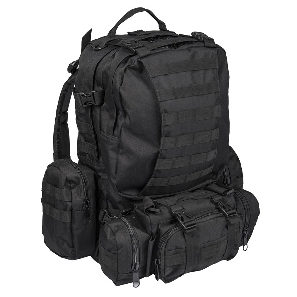 Mochila MIL-TEC DEFENSE MODULAR verde con riñonera desmontable