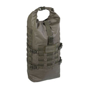 Mochila SEALS DRY verde 35 L resistente e impermeable con sistema MOLLE
