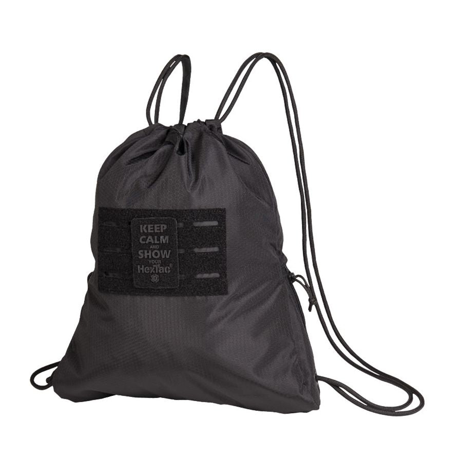 Mochila HEXTAC® deportiva verde 7L con MOLLE y panel de velcro
