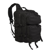 Mochila ASSAULT grande verde con sistema MOLLE y correa para un hombro