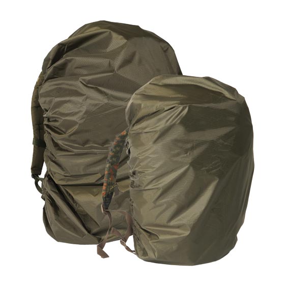 Funda impermeable para mochila verde Talla II, 60x80 cm, 100% poliester con revestimiento de poliuretano
