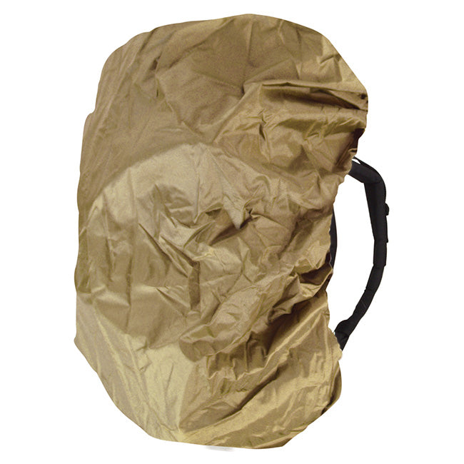 Funda impermeable para mochila COYOTE talla II, material 100% poliamida, dimensiones 60 x 80 cm
