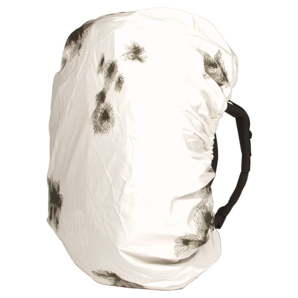 Funda impermeable para mochila BW SNOW talla II en camuflaje blanco 60 x 80 cm