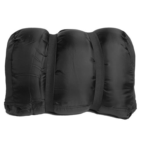 Saco de dormir PILOT negro con almohadilla y cremallera completa