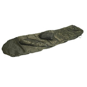 Saco de dormir COMMANDO verde en funda de transporte