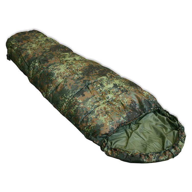 Saco de dormir Commando negro con funda, vista del producto
