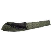 Saco de dormir modular US verde y negro, dos piezas, cremallera reversible