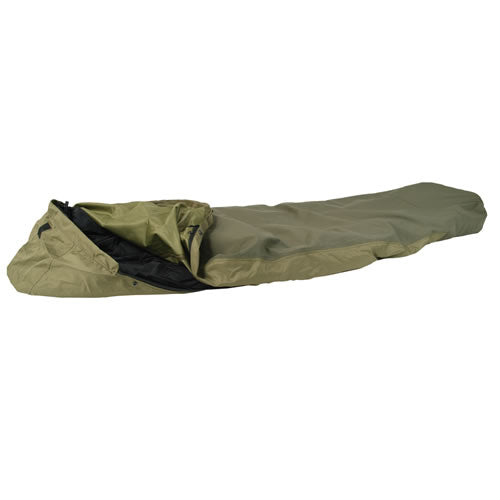 Funda para saco de dormir MODULAR verde de laminado multicapa