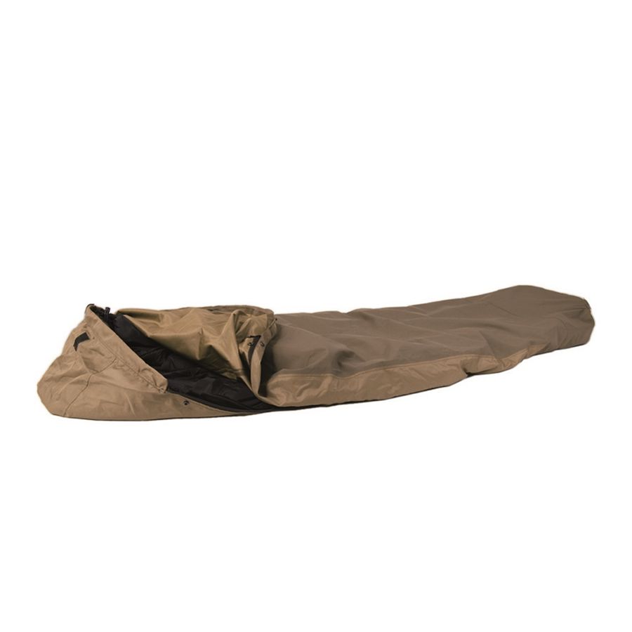 Funda para saco de dormir MODULAR verde de laminado multicapa
