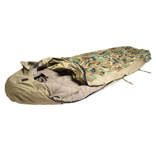 Funda para saco de dormir MODULAR laminado Woodland, 3 capas, impermeable y transpirable, protege de lluvia y nieve