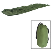 Funda higiénica verde para saco de dormir 190x80 cm