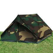 Foto de la tienda de campaña MINI PACK SUPER para 2 personas en Woodland, vista exterior con puerta y malla antimosquitos