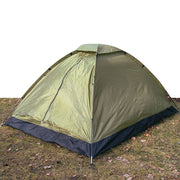 Tienda iglú verde para 2 personas, dimensiones 205 x 145 x 100 cm