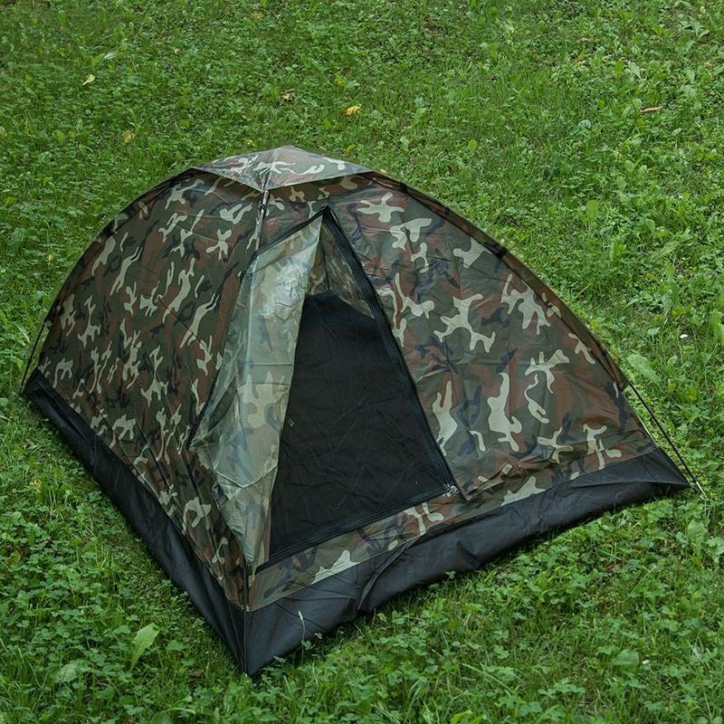 Tienda IGLU SUPER para 2 personas Woodland, vista exterior en camuflaje