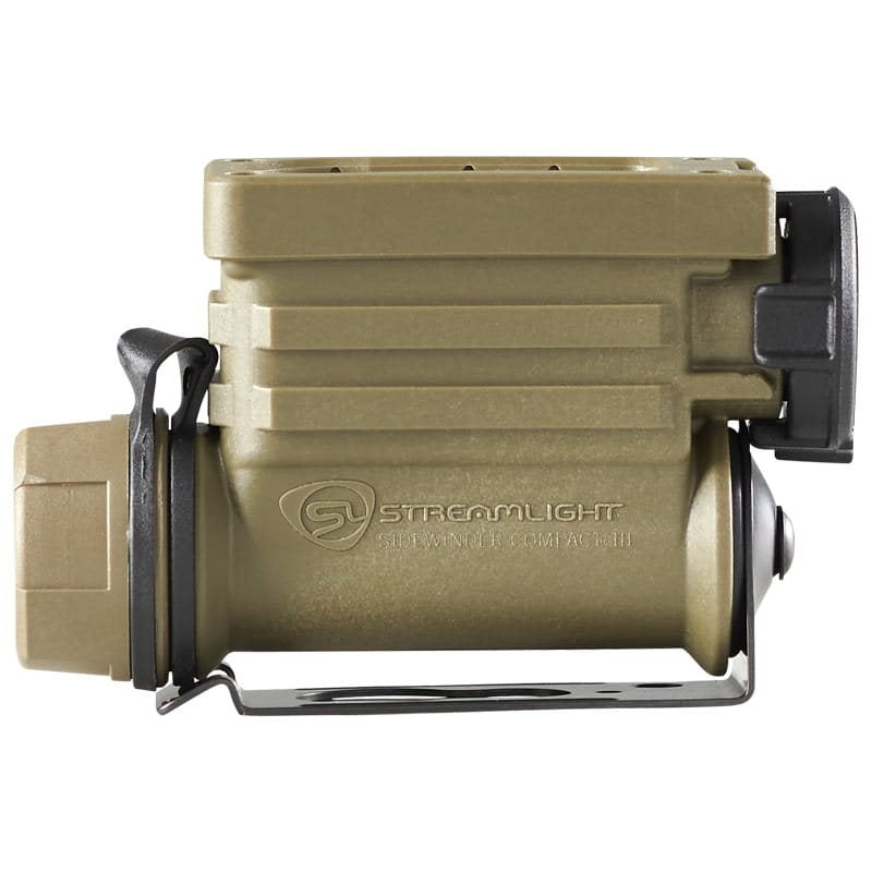 Linterna frontal SIDEWINDER COMPACT 3 resistente y compacta compatible con MOLLE, cinturón y casco