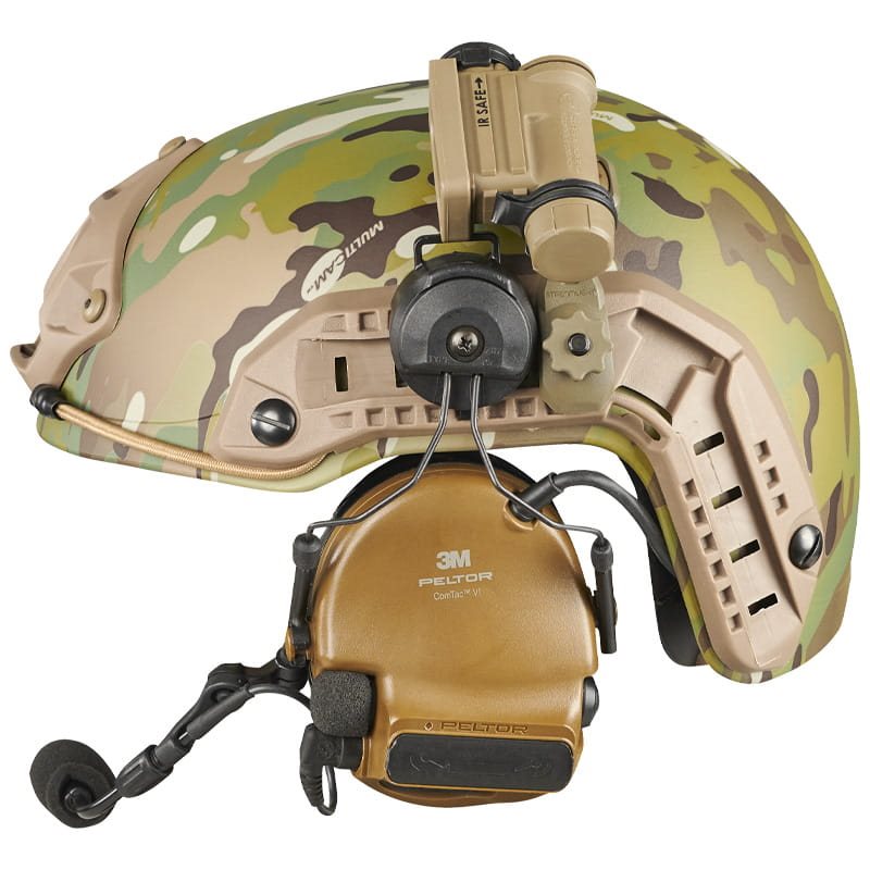 Linterna frontal SIDEWINDER COMPACT 3 resistente y compacta compatible con MOLLE, cinturón y casco