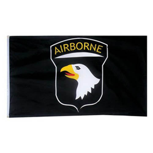 Bandera 101st Airborne 90 x 150 cm con dos ojales metalicos
