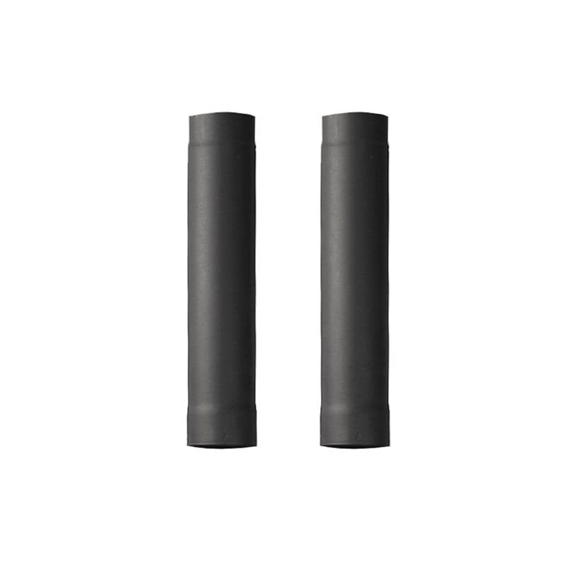 Juego de 2 piezas conducto humo diámetro 8,7 cm - compatible con estufa 14260000