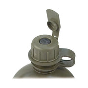 Tapón NBC con adaptador para máscara antigás para botellas US 1 y 2 Qt, rosca NATO 28 mm