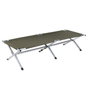 Camilla plegable US 190 cm con marco de aluminio reforzado y bolsa de transporte