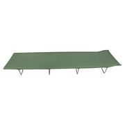 Camastro bajo metálico plegable verde británico, 180×60×19 cm desplegado