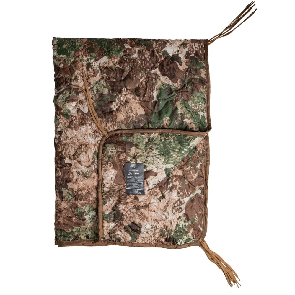 Forro para poncho US con funda doblado y almacenado