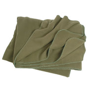Manta POLY-FLEECE 150 x 200 cm verde con funda, 100% poliéster 320 g