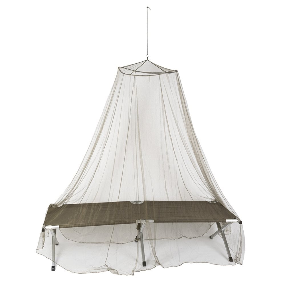 Mosquitera para cama Single Jungle verde, malla de poliéster, para cama individual, incluye funda de transporte