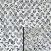 Red de camuflaje BASIC MIL blanca 3 x 3 m, poliéster resistente al agua y a hongos